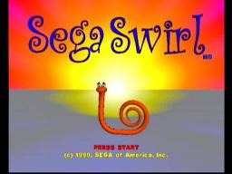 Sega Swirl Title Screen